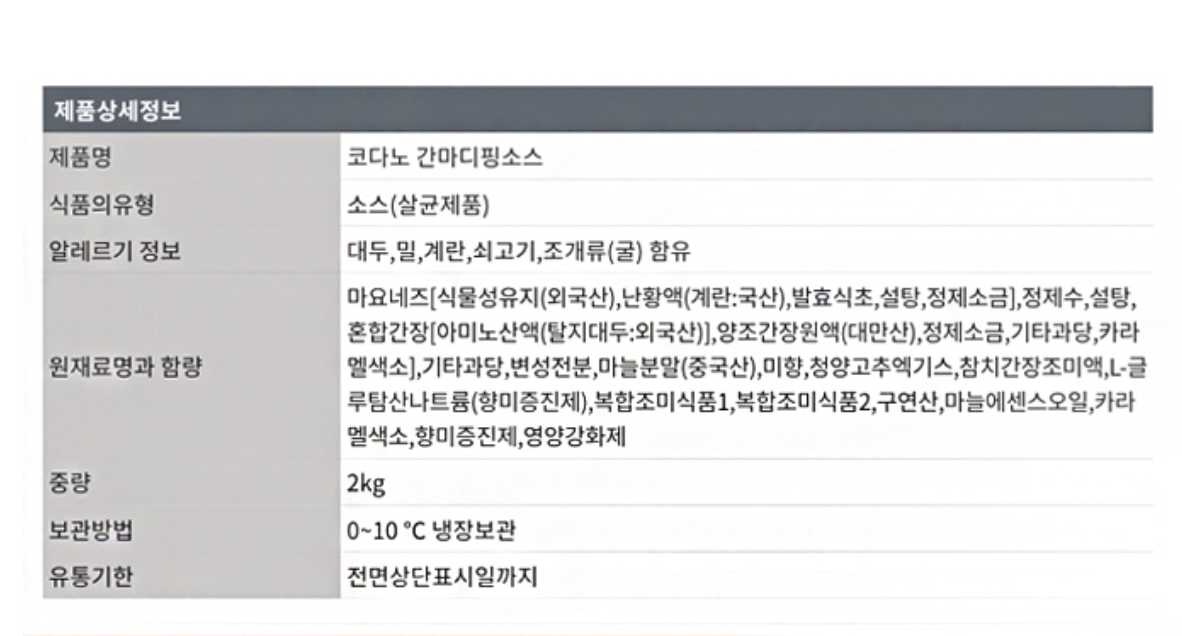 상품정보제공고시