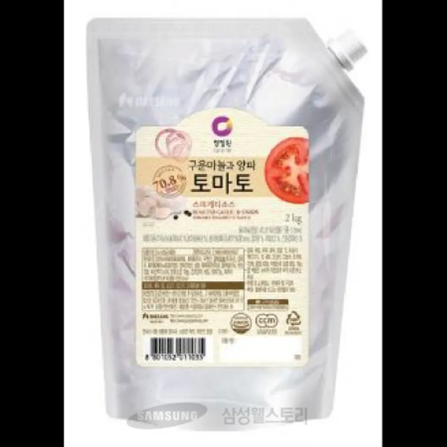 (16:30마감)구운마늘과양파토마토스파게티소스(대상/2KG/PAC) 이미지