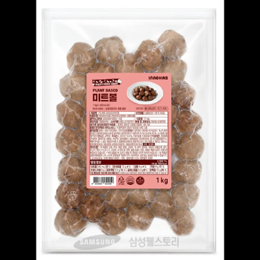 (16:30마감)비건대체육(이노하스/1KG/PAC/미트볼) 이미지