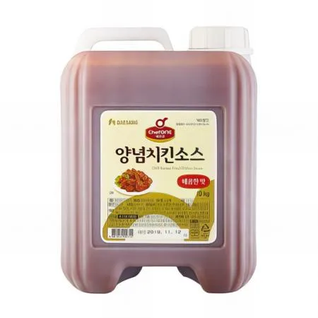 (16:30마감(D) 쉐프원양념치킨소스매콤한맛(대상/10kg)EA 이미지