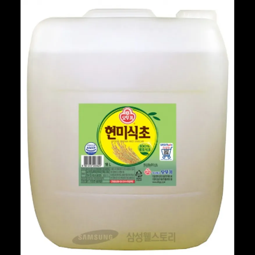 (16:30마감)(O)말통현미식초(18L/EA/오뚜기) 이미지