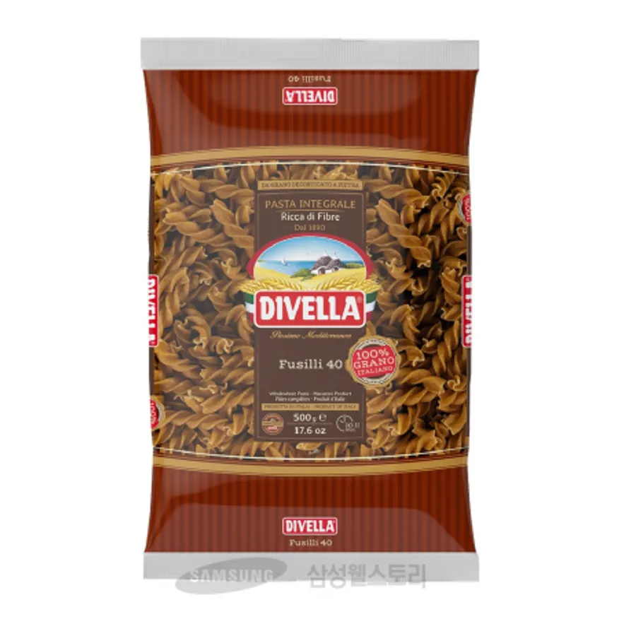 (16:30마감)통밀푸실리(디벨라/500G/PAC/이탈리아산) 이미지