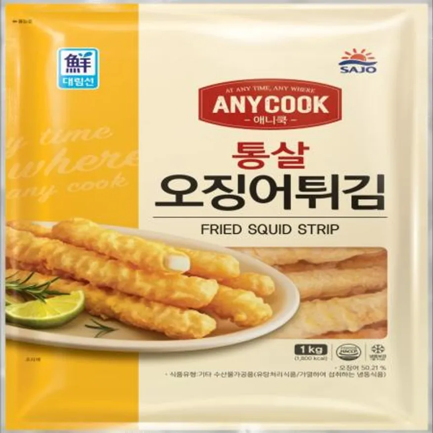 (16:30마감(D) 애니쿡통살오징어튀김(사조대림/냉동/22±3입/1kg)EA 이미지