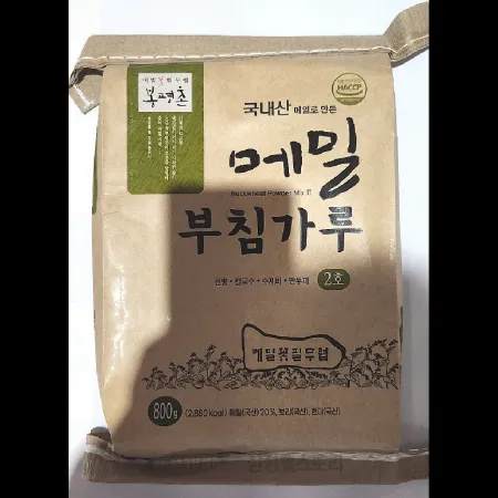 (16:30마감)메밀부침가루(봉평촌/800G/PAC/메밀:국내산) 이미지