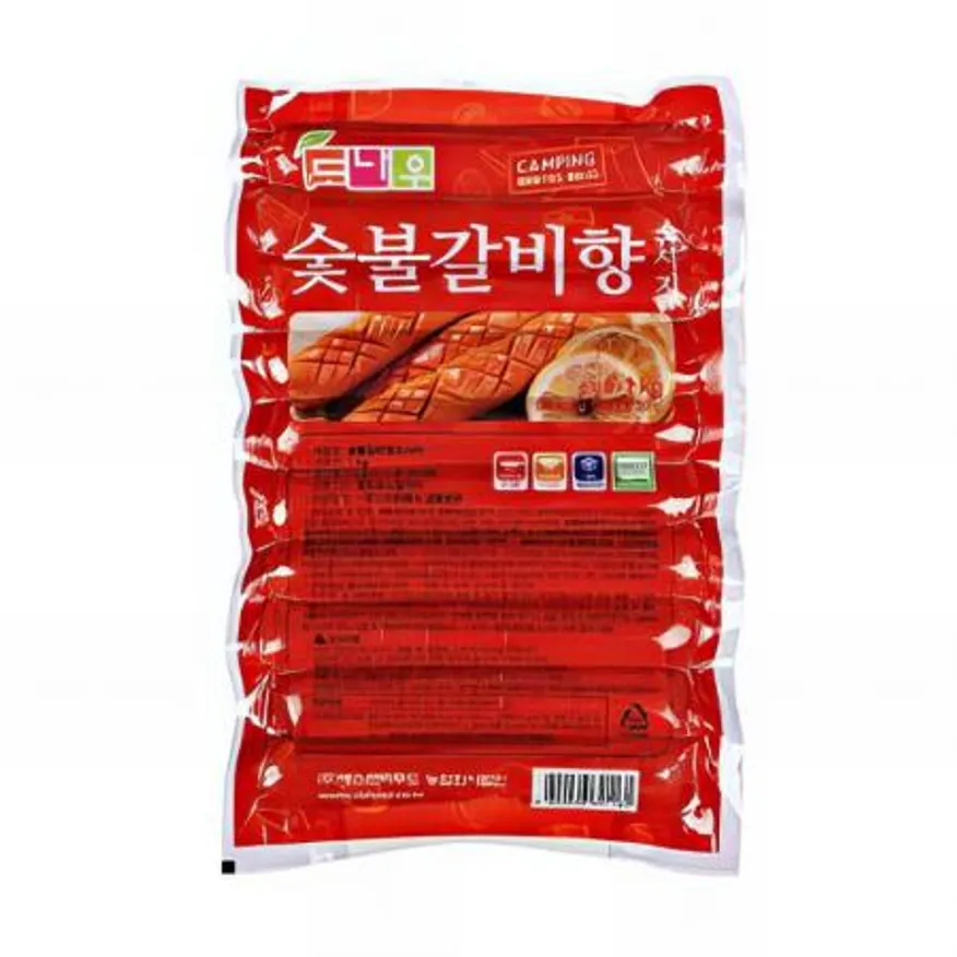 (16:30마감(D) 숯불갈비향소시지(도나우/닭고기:국산,돼지고기:국산/1kg)EA 이미지