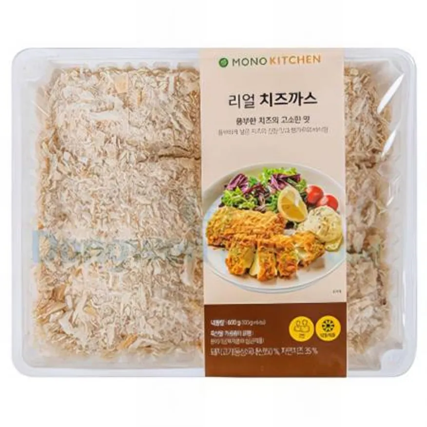 (16:30마감(D) 리얼치즈까스(모노/돼지고기:국내산/600g)EA 이미지