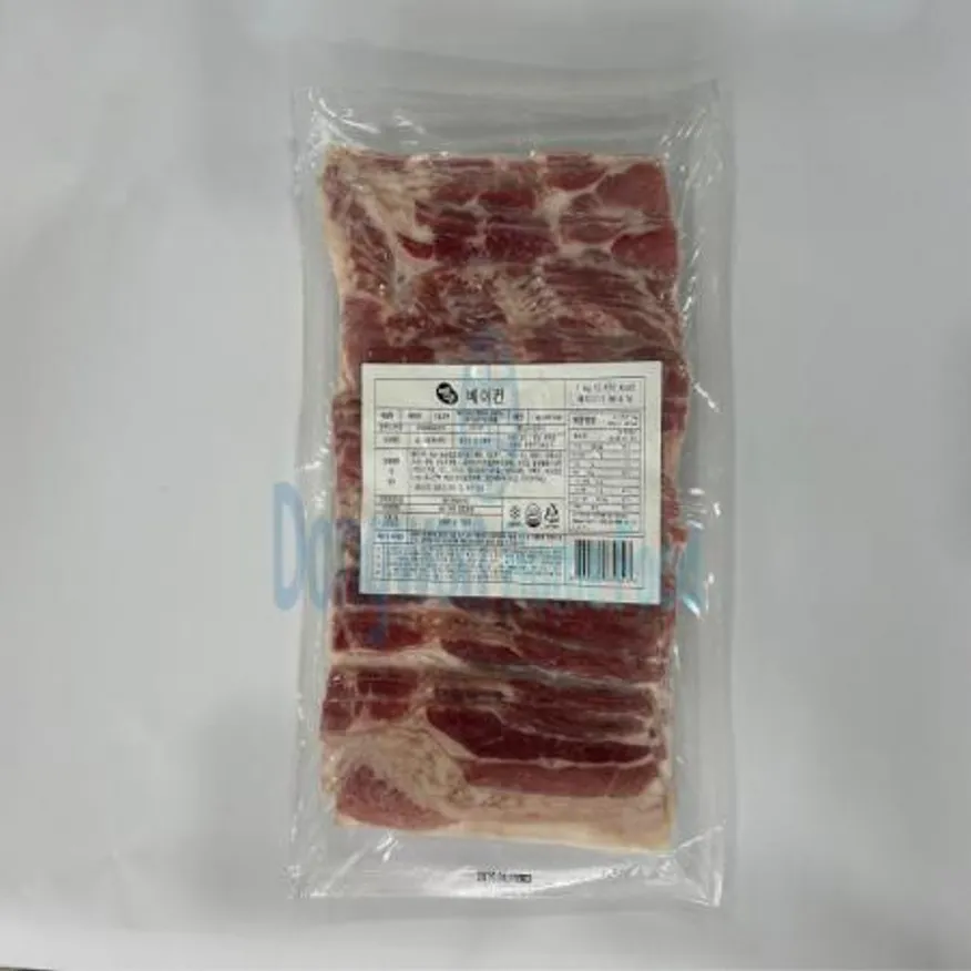 (16:30마감(D) 웰쿠스베이컨(삼겹/허스델리/돼지고기:외국산/1kg)EA 이미지