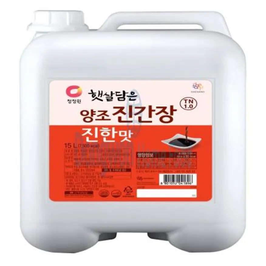 (16:30마감(D) 청정원프리미엄양조진간장(대상/15L)EA 이미지