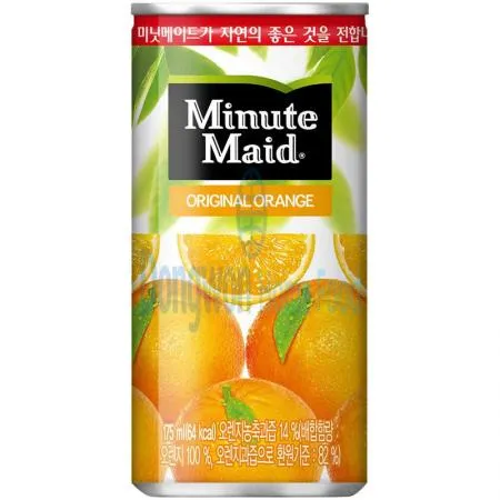 (16:30마감(D) 미닛메이드오렌지주스(코카콜라/과즙100%/175mL*30EA)BOX 이미지