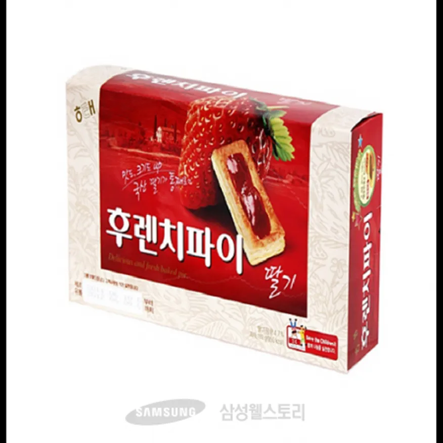 (16:30마감)후렌치파이(해태제과/192G(13.7G*14EA)/PAC/딸기) 이미지