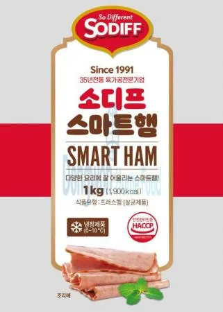 (16:30마감(D) 스마트햄(소디프/냉장/스모크햄/닭고기:국내산/1kg)EA 이미지