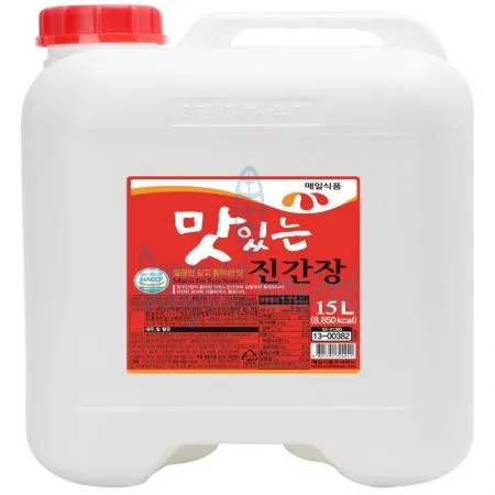 (16:30마감(D) 맛있는진간장(매일식품/15L)EA 이미지