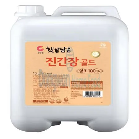 (16:30마감(D) 청정원햇살담은진간장골드(대상/15L)EA 이미지