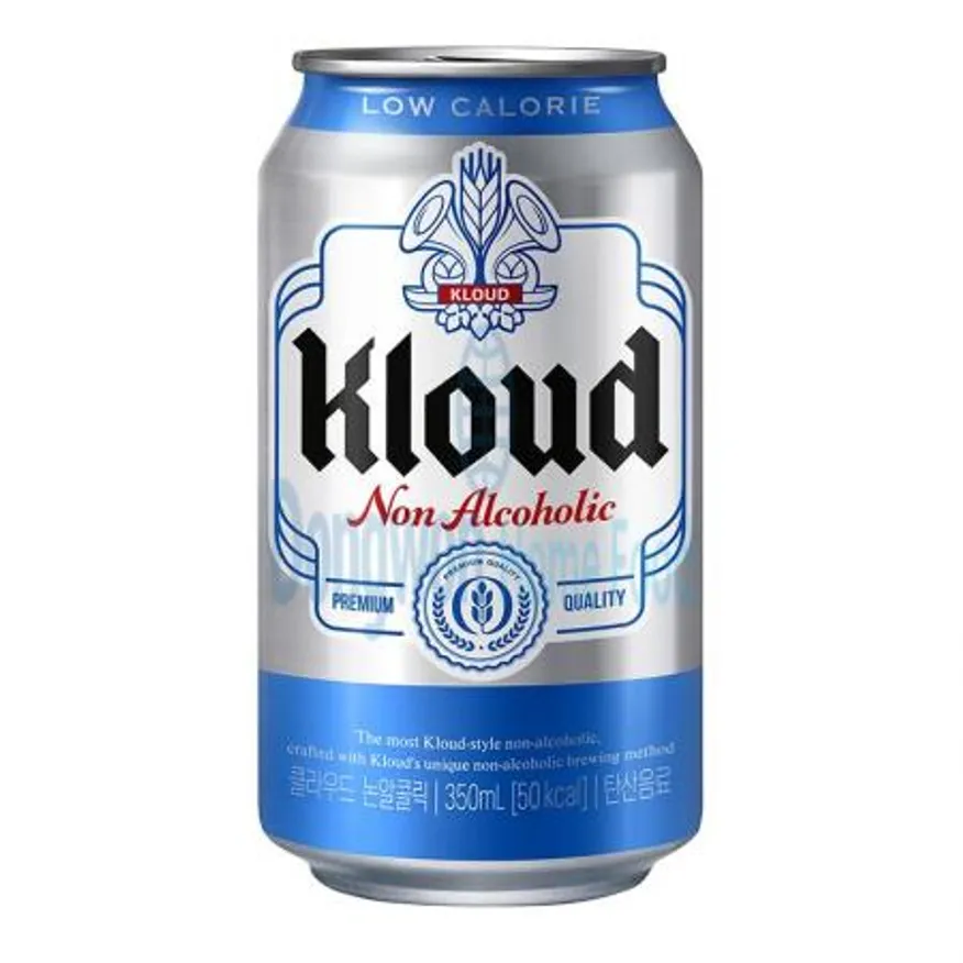 (16:30마감(D) 클라우드논알콜릭(롯데칠성/논알콜맥주/350ML*24EA)BOX 이미지