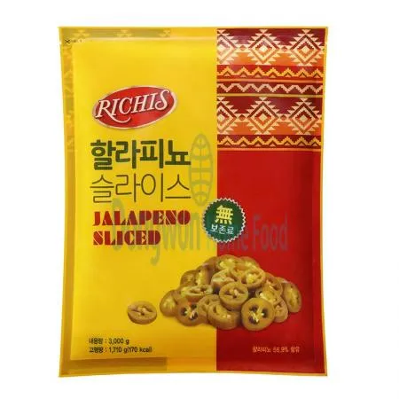 (16:30마감(D) 리치스할라피뇨슬라이스(동서/파우치/3kg)EA 이미지