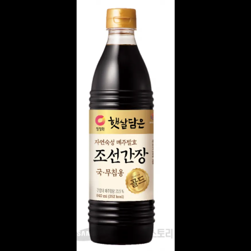 (16:30마감)햇살담은조선간장(840ML/EA/청정원) 이미지