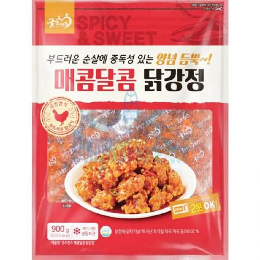 (16:30마감(D) 매콤달콤닭강정(굿프랜즈/900g)EA 이미지