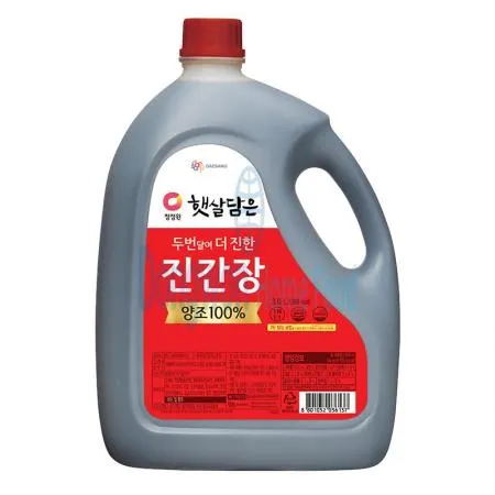 (16:30마감(D) 청정원두번달여더진한진간장(대상/3.6L)EA 이미지