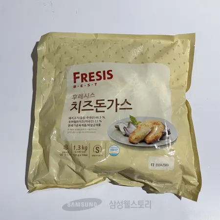 (16:30마감)치즈돈가스(치즈22)(후레시스/1.3KG(130G*10EA)/통등심:국산) 이미지