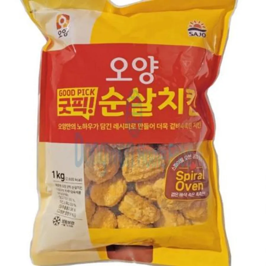 (16:30마감(D) 굿픽순살치킨(사조오양/닭고기:국내산/1kg)EA 이미지
