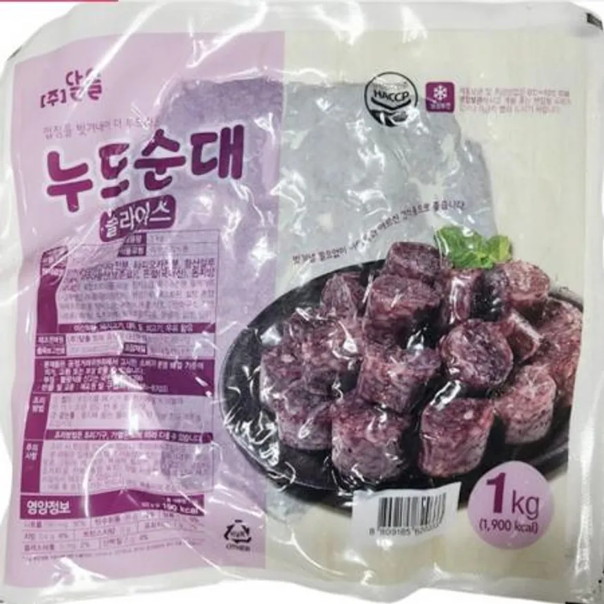 (16:30마감(D) 누드순대슬라이스(달솔/1kg)EA 이미지