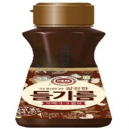 (16:30마감(D) 참진한들기름(사조해표/320ML)EA 이미지
