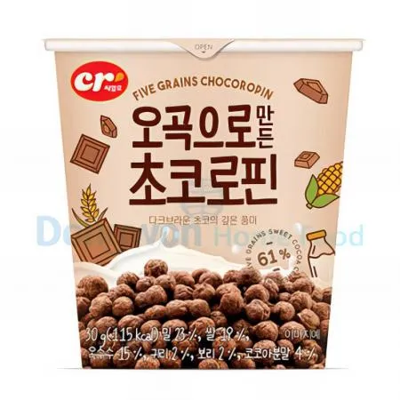 (16:30마감(D) 오곡으로만든초코로핀(씨알푸드/30G*24입)BOX 이미지