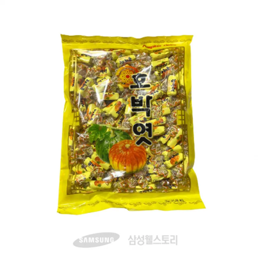 (16:30마감)호박엿캔디,화미,700G/PAC,100개내외 이미지