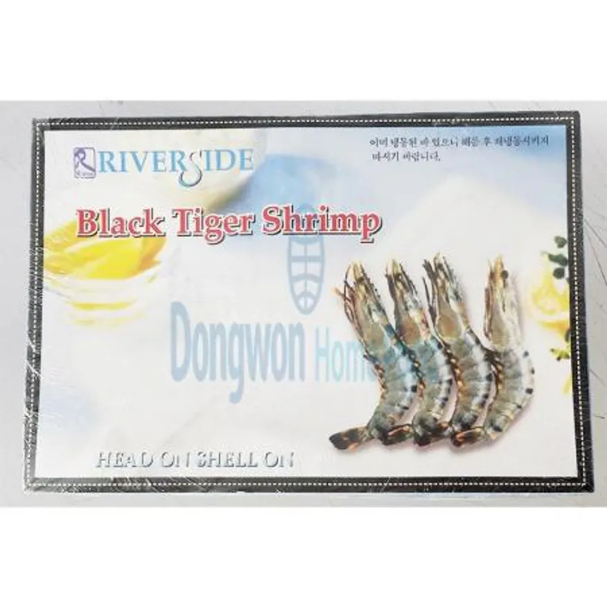 (16:30마감(D) 블랙타이거새우(말레이시아산/냉동/15미/500g*10EA/5kg)BOX 이미지