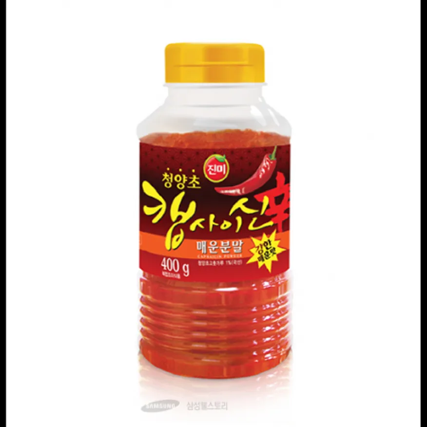 (16:30마감)청양초캡사이신분말(진미식품/400G/EA/고춧가루:국내산) 이미지