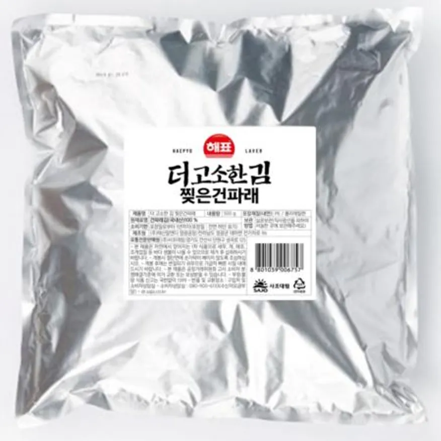 (16:30마감(D) 찢은건파래(국내산/사조해표/상온/500g)EA 이미지