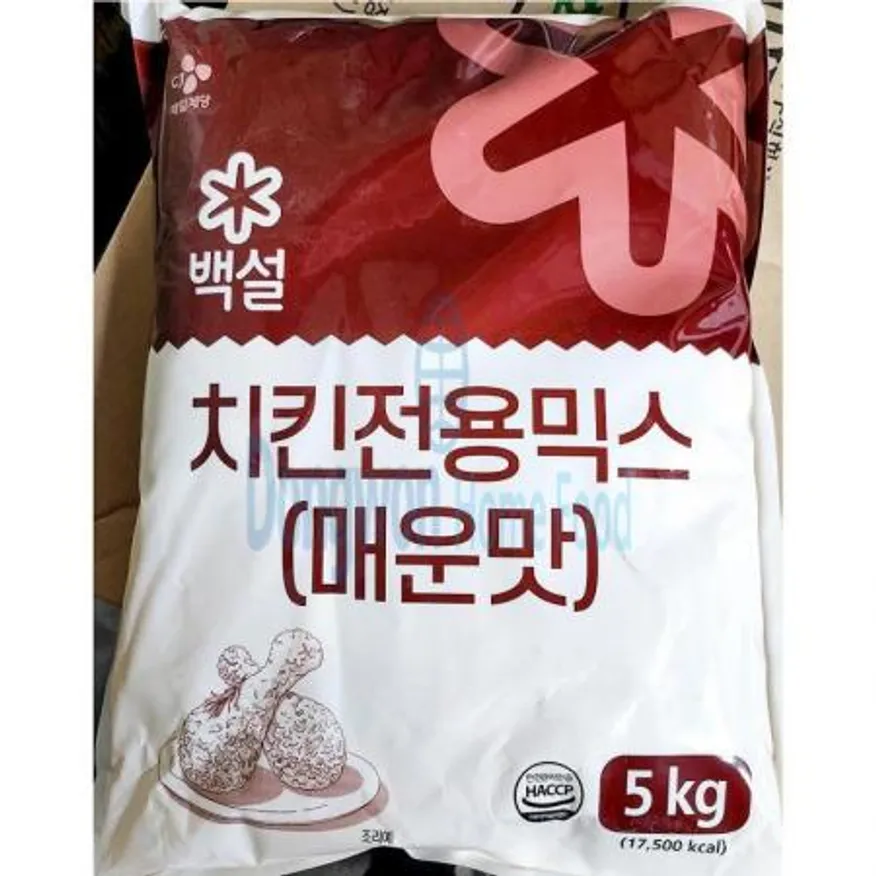 (16:30마감(D) 백설치킨튀김가루(CJ/매운맛/5kg)EA 이미지
