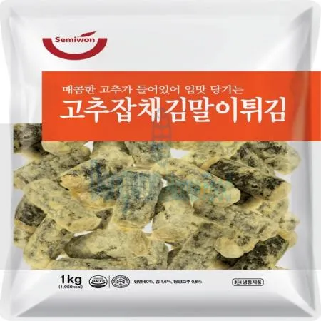 (16:30마감(D) 고추잡채김말이튀김(세미원/1kg)EA 이미지