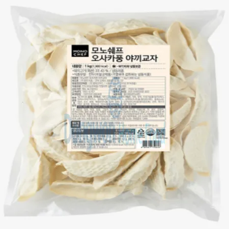 (16:30마감(D) 오사카풍야끼교자(모노쉐프/약50입/1KG)EA 이미지