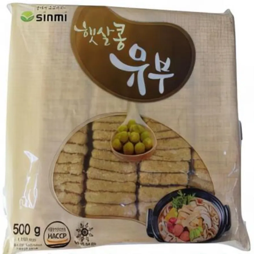 (16:30마감(D) 햇살콩유부(신미/사각/500g)EA 이미지