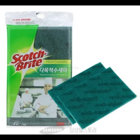 (16:30마감)수세미,DC,3M,W15cm,L23cm,2EA/PAC 이미지