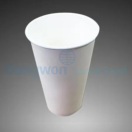 (16:30마감(D) 종이컵(16oz/Ø90*132mm/무지/흰색/50입)EA 이미지