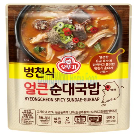 (16:30마감(D) 병천식얼큰순대국밥(오뚜기/500G)EA 이미지
