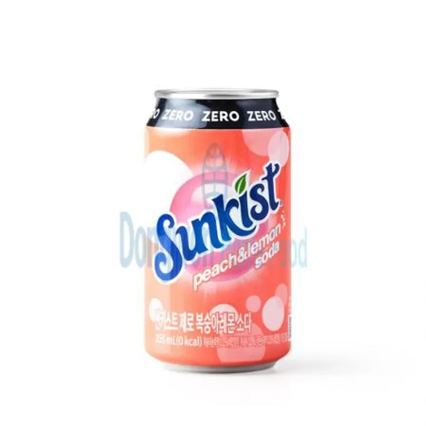 (16:30마감(D) 복숭아레몬소다(썬키스트/제로/355ML*6입)EA 이미지