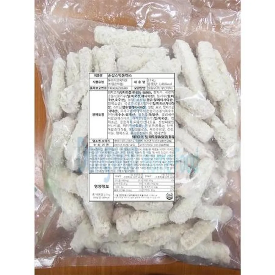 (16:30마감(D) 순살스틱돈까스(야미푸드/돈육:국내산/2.1kg(84입))EA 이미지