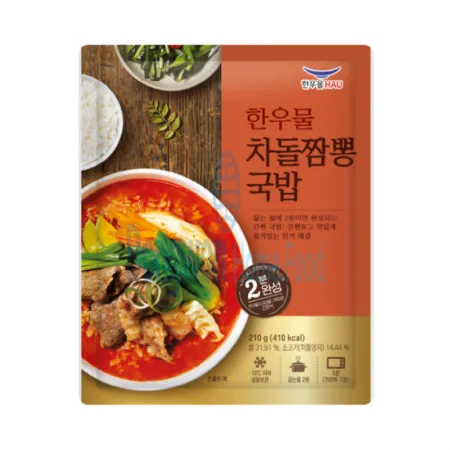 (16:30마감(D) 차돌짬뽕국밥(한우물/210G)EA 이미지