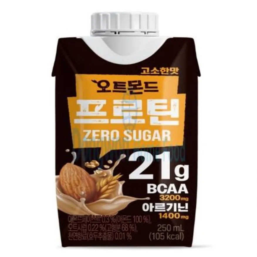 (16:30마감(D) 오트몬드프로틴제로슈거(롯데칠성/고소한맛/250ML*18EA)BOX 이미지