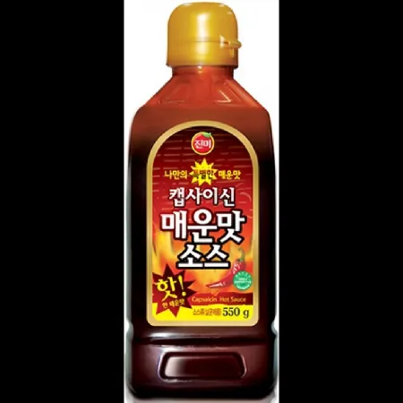 (16:30마감)캡사이신매운맛소스(진미식품/550G/EA/올레오레진캡시컴:인도산) 이미지