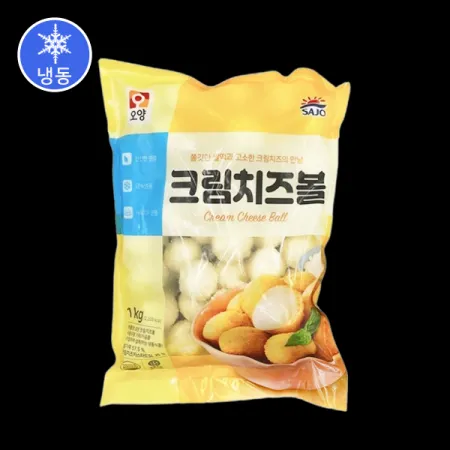 냉동크림치즈볼(오양/1kg) 이미지