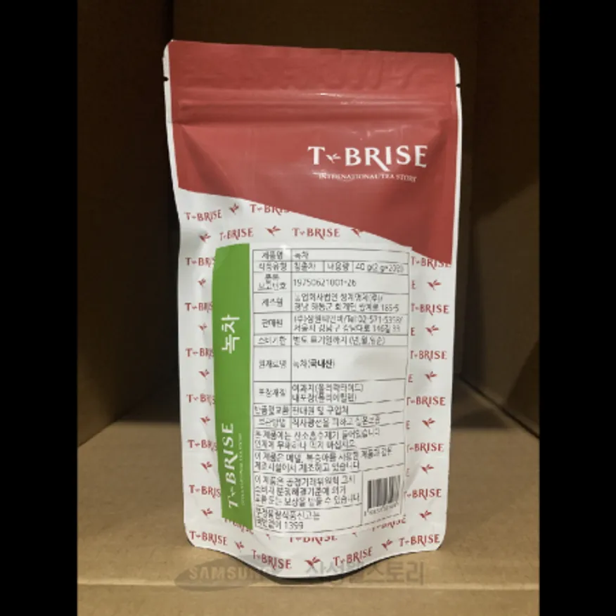 (16:30마감)브리즈그린티(40G(2G*20EA)/PAC/녹차:국내산/삼원티앤비) 이미지