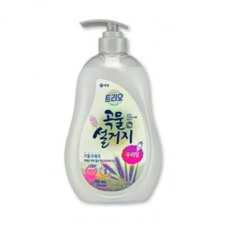 (D)[친환경]주방세제(애경/트리오/우리밀/중성/펌프용기/1종/750ML)EA