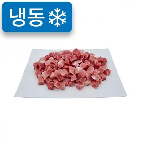 냉동돈후지[1*1*1cm](1kg내외/국내산)