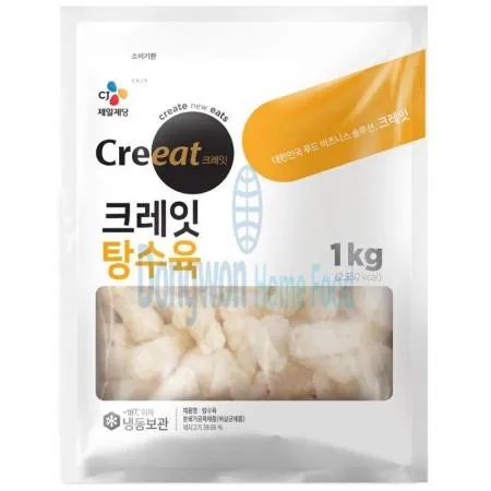 (16:30마감(D) 크레잇탕수육(CJ/돼지고기:국산/약80입/1kg)EA 이미지