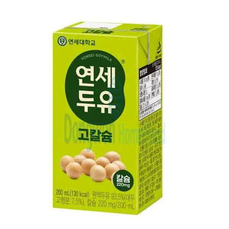 (16:30마감(D) 고칼슘두유(연세유업/200ML)EA 이미지