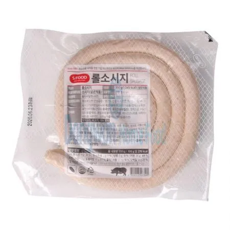 (16:30마감(D) 롤소시지(에쓰푸드/냉동/돼지고기:국산/500g)EA 이미지